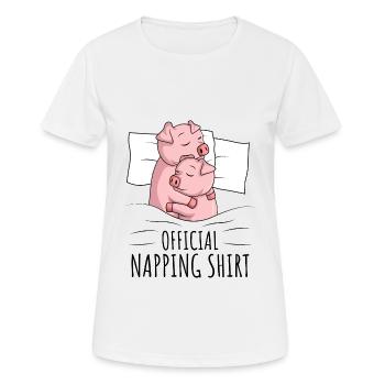 Pig - Women's Breathable T-Shirt - white - Front - AI Model Female 172 dark (172cm)