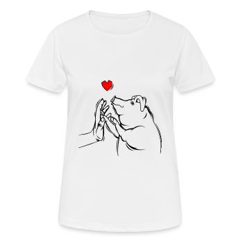 Pigs - Women's Breathable T-Shirt - white - Front - AI Model Female 172 dark (172cm)