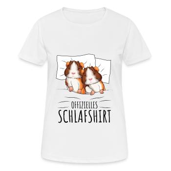 Meerschweinchen - Frauen T-Shirt atmungsaktiv - Weiß - Vorne - AI Model Female 172 dark (172cm)