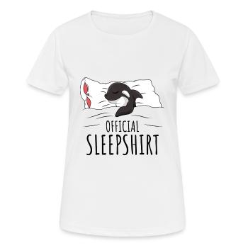 Killer whale - Women's Breathable T-Shirt - white - Front - AI Model Female 172 dark (172cm)