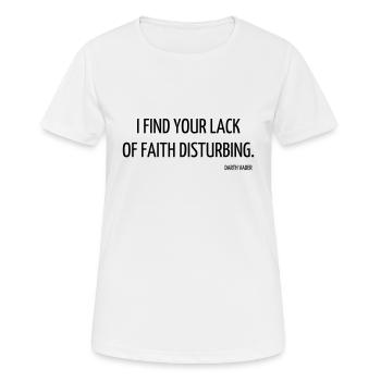 Cinema / Film / Zitat / TV-Serie - Frauen T-Shirt atmungsaktiv - Weiß - Vorne - AI Model Female 172 dark (172cm)