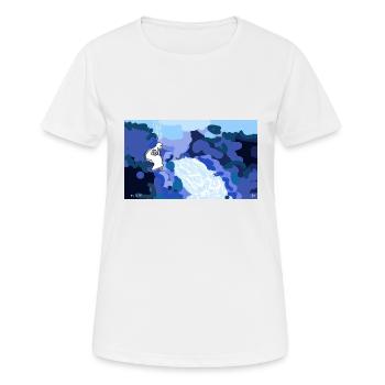Im Frieden sein - Frauen T-Shirt atmungsaktiv - Weiß - Vorne - AI Model Female 172 dark (172cm)