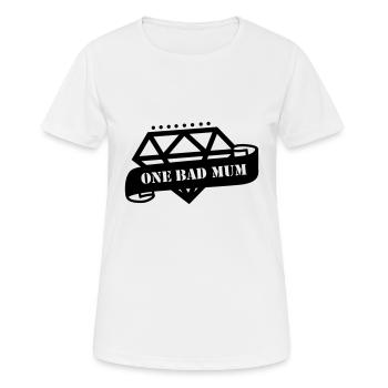 mum - Women's Breathable T-Shirt - white - Front - AI Model Female 172 dark (172cm)