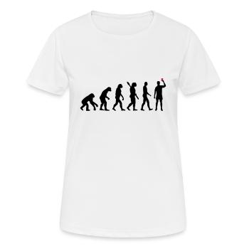 Schiedsrichter - Frauen T-Shirt atmungsaktiv - Weiß - Vorne - AI Model Female 172 dark (172cm)