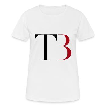 Trendybuy Design de marque - T-shirt respirant Femme - blanc - Devant - AI Model Female 172 dark (172cm)