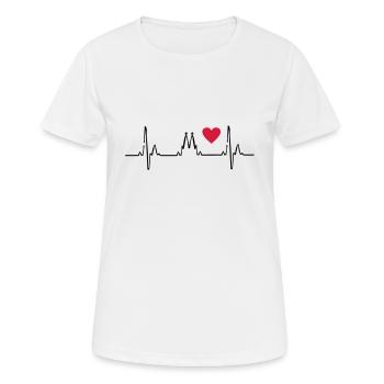 cologne - T-shirt respirant Femme - blanc - Devant - AI Model Female 172 dark (172cm)