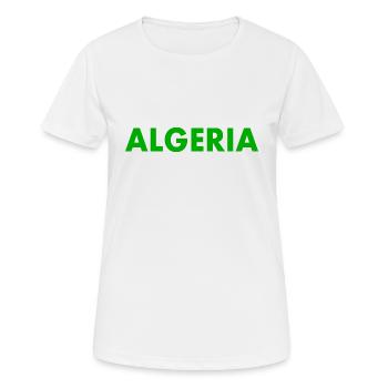 Algerien - Frauen T-Shirt atmungsaktiv - Weiß - Vorne - AI Model Female 172 dark (172cm)