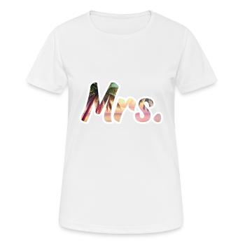 Mrs - Women's Breathable T-Shirt - white - Front - AI Model Female 172 dark (172cm)
