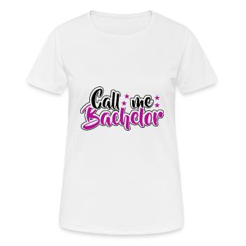 Baccalauréat Réussi Graduation Doctorat Graduation - T-shirt respirant Femme - blanc - Devant - AI Model Female 172 dark (172cm)