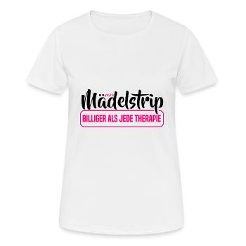 Mädelstrip 2023 Girls Trip Crew Mädelstour Mädels - Frauen T-Shirt atmungsaktiv - Weiß - Vorne - AI Model Female 172 dark (172cm)