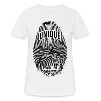 Unique - Women's Breathable T-Shirt - white - Front - AI Model Female 172 dark (172cm)