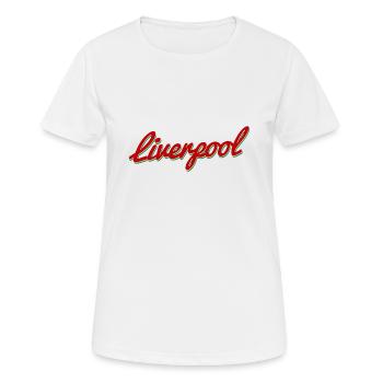 Liverpool - T-shirt respirant Femme - blanc - Devant - AI Model Female 172 dark (172cm)