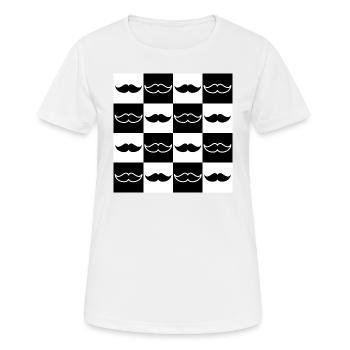 Checkerboard For Dads For Best Dad - Women's Breathable T-Shirt - white - Front - AI Model Female 172 dark (172cm)