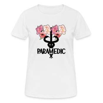 Notfallsanitäter Paramedic Sanitäter Geschenk - Frauen T-Shirt atmungsaktiv - Weiß - Vorne - AI Model Female 172 dark (172cm)