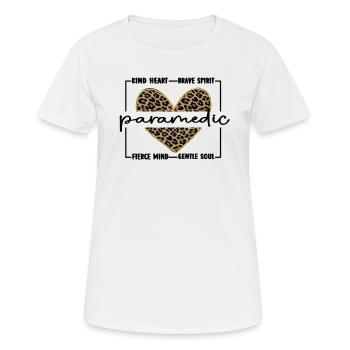 Notfallsanitäter Paramedic Sanitäter Geschenk - Frauen T-Shirt atmungsaktiv - Weiß - Vorne - AI Model Female 172 dark (172cm)
