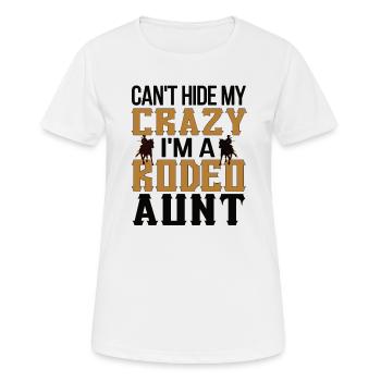 Cadeau de tante Rodeo Rodeo Rider Rodeo Rider - T-shirt respirant Femme - blanc - Devant - AI Model Female 172 dark (172cm)