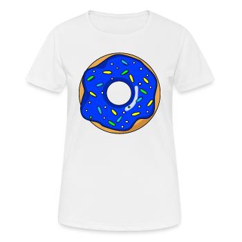 Donut - Frauen T-Shirt atmungsaktiv - Weiß - Vorne - AI Model Female 172 dark (172cm)