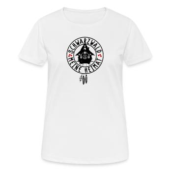 Meine Heimat Schwarzwald - Frauen T-Shirt atmungsaktiv - Weiß - Vorne - AI Model Female 172 dark (172cm)