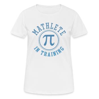 Mathlete In Training - Women's Breathable T-Shirt - white - Front - AI Model Female 172 dark (172cm)