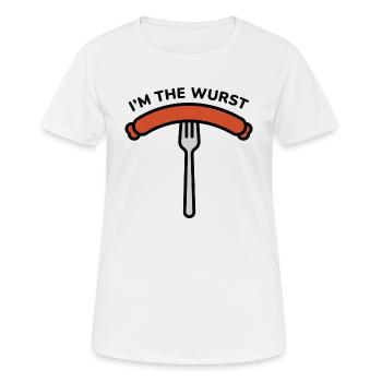 I’m The Wurst - Women's Breathable T-Shirt - white - Front - AI Model Female 172 dark (172cm)