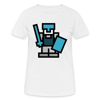 army soldier soldier knight world war ww70 - Women's Breathable T-Shirt - white - Front - AI Model Female 172 dark (172cm)