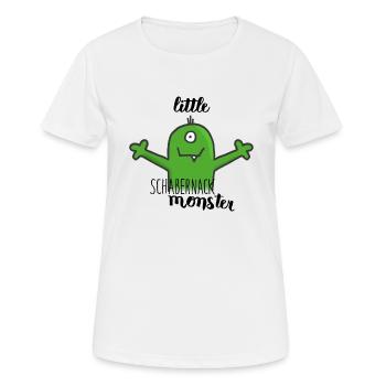 Little Monsters HORST - Frauen T-Shirt atmungsaktiv - Weiß - Vorne - AI Model Female 172 dark (172cm)