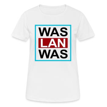 Was Lan Was - Frauen T-Shirt atmungsaktiv - Weiß - Vorne - AI Model Female 172 dark (172cm)
