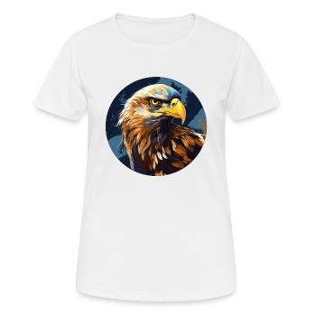 Eagle - Women's Breathable T-Shirt - white - Front - AI Model Female 172 dark (172cm)