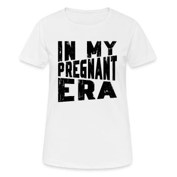 Schwangerschaft Schwanger Baby Familie Frauen - Frauen T-Shirt atmungsaktiv - Weiß - Vorne - AI Model Female 172 dark (172cm)
