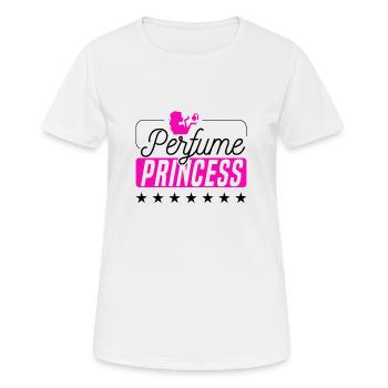 Parfüm Fragrance Perfüm Perfume Parfum Duft - T-shirt respirant Femme - blanc - Devant - AI Model Female 172 dark (172cm)