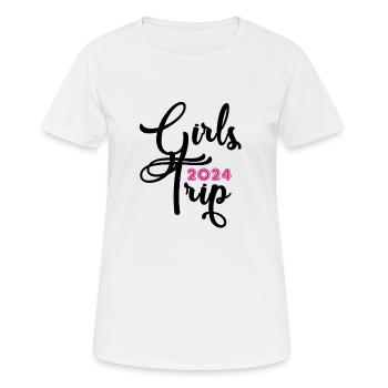 Girls Trip 2024 Girls' Tour Girls' Trip Girls' Trip - T-shirt respirant Femme - blanc - Devant - AI Model Female 172 dark (172cm)
