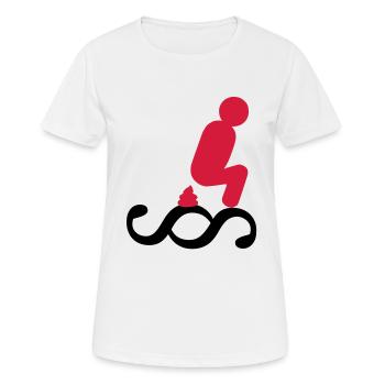 Fuck the Law - Women's Breathable T-Shirt - white - Front - AI Model Female 172 dark (172cm)