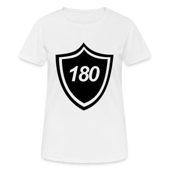 dart,dartscheibe,180,triple,dartpfeil,verein,steel - Frauen T-Shirt atmungsaktiv - Weiß - Vorne - AI Model Female 172 dark (172cm)