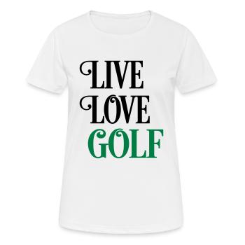 golf - T-shirt respirant Femme - blanc - Devant - AI Model Female 172 dark (172cm)