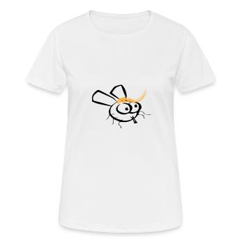 fly - Women's Breathable T-Shirt - white - Front - AI Model Female 172 dark (172cm)