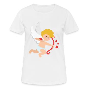 Amor Love Angel - Women's Breathable T-Shirt - white - Front - AI Model Female 172 dark (172cm)
