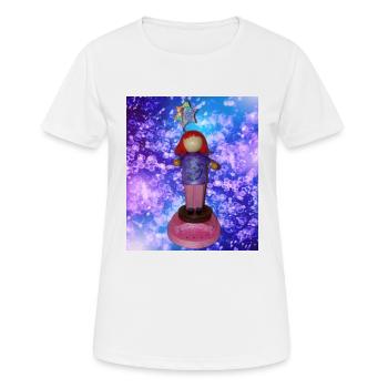 Magic wicca - Frauen T-Shirt atmungsaktiv - Weiß - Vorne - AI Model Female 172 dark (172cm)