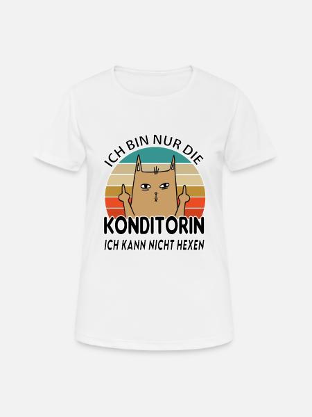 Konditorin - Frauen T-Shirt atmungsaktiv - Weiß