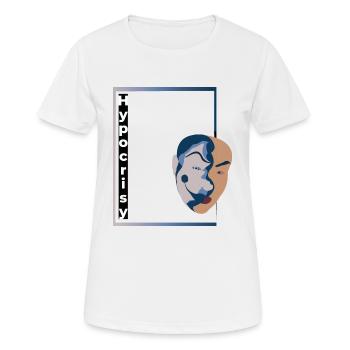 Heuchler - Frauen T-Shirt atmungsaktiv - Weiß - Vorne - AI Model Female 172 dark (172cm)