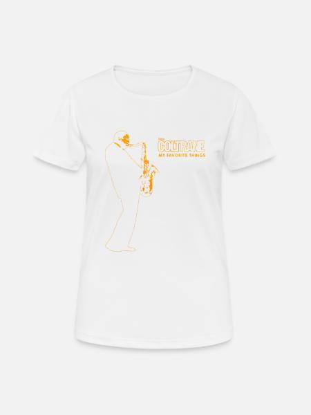 Coltrane - Frauen T-Shirt atmungsaktiv - Weiß