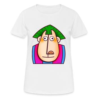 The monkey priest - Women's Breathable T-Shirt - white - Front - AI Model Female 172 dark (172cm)