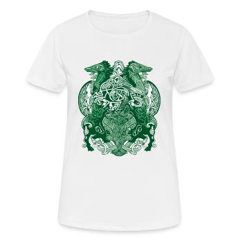 Irish folklore 3 - Women's Breathable T-Shirt - white - Front - AI Model Female 172 dark (172cm)
