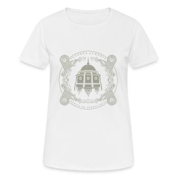 Eremitage Torregarcia Raumschiff - Frauen T-Shirt atmungsaktiv - Weiß - Vorne - AI Model Female 172 dark (172cm)