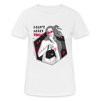 Vénus postmoderne - T-shirt respirant Femme - blanc - Devant - AI Model Female 172 dark (172cm)