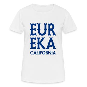 Eureka - Californie - États-Unis États-Unis États-Unis - T-shirt respirant Femme - blanc - Devant - AI Model Female 172 dark (172cm)