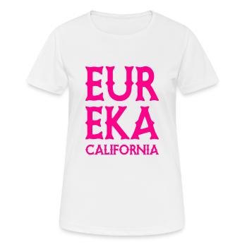 Eureka - Californie - États-Unis États-Unis États-Unis - T-shirt respirant Femme - blanc - Devant - AI Model Female 172 dark (172cm)