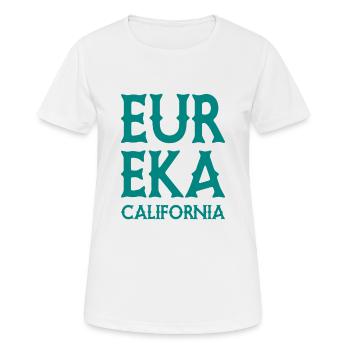 Eureka - Californie - États-Unis États-Unis États-Unis - T-shirt respirant Femme - blanc - Devant - AI Model Female 172 dark (172cm)