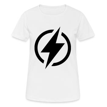 Eclair - T-shirt respirant Femme - blanc - Devant - AI Model Female 172 dark (172cm)