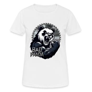 Bad Panda Rampage - Frauen T-Shirt atmungsaktiv - Weiß - Vorne - AI Model Female 172 dark (172cm)
