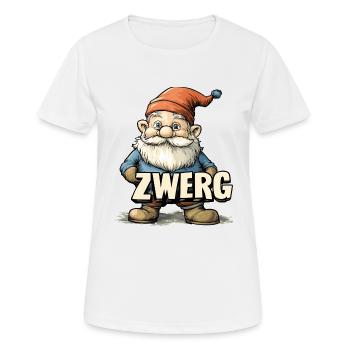 Nain de jardin - T-shirt respirant Femme - blanc - Devant - AI Model Female 172 dark (172cm)